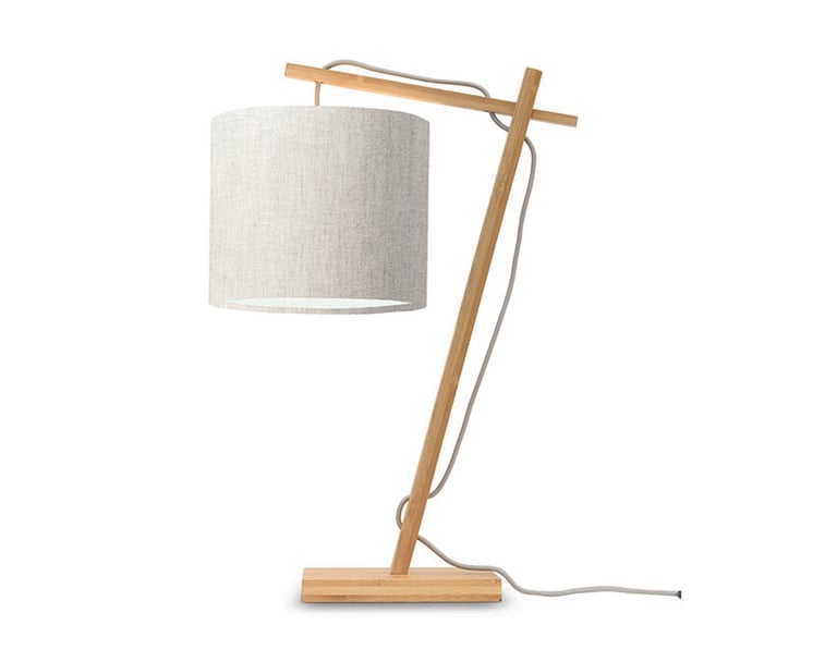 STOLNÍ LAMPA ANDES PŘÍRODNÍ, SVĚTLE BÉŽOVÁ