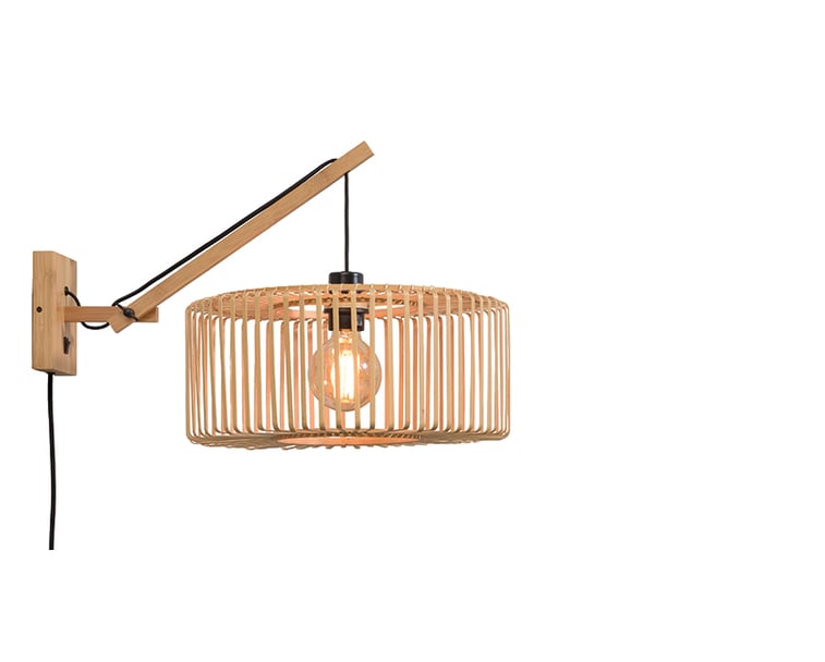 NÁSTĚNNÁ LAMPA BROMO S PŘÍRODNÍ