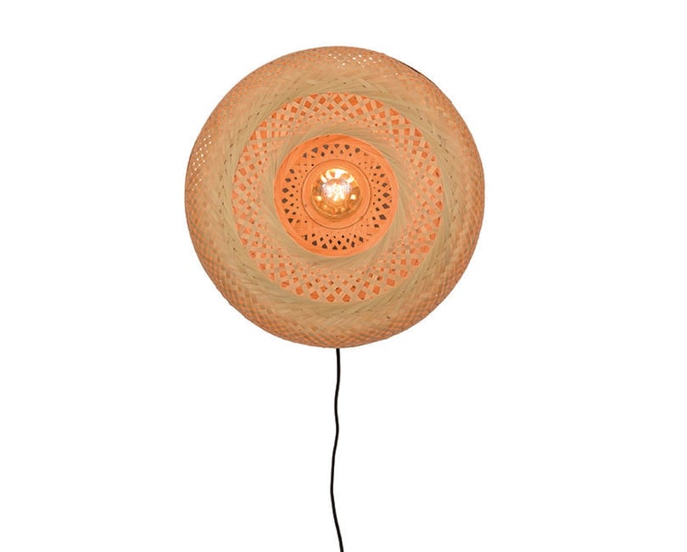NÁSTĚNNÁ LAMPA PALAWAN S PŘÍRODNÍ