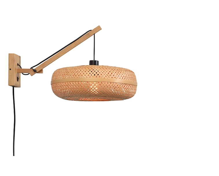 NÁSTĚNNÁ LAMPA PALAWAN NATURAL PŘÍRODNÍ 40 X 15