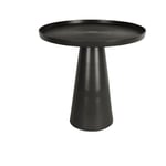 Odkládací stolek Rizky Ø 43 x 48,5 cm černý