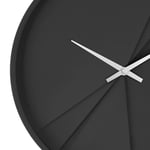 Nástěnné hodiny Kani Ø 30 cm černé
