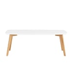 Konferenční stolek arcom 110 x 50 cm bílý