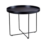 Konferenční stolek bunro Ø 60 cm černý