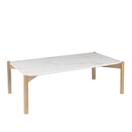 Konferenční stolek leton 100 x 50 cm bílý