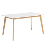 Stůl celia 140 x 80 cm bílý