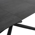 Rozkládací stůl sena 160 (200) x 95 cm antracitový