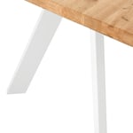 Stůl lunac 140 x 90 cm bílý