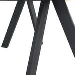 Stůl lunac 180 x 95 cm černý