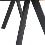 Stůl lunac 220 x 100 cm černý