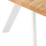Stůl lunac 220 x 100 cm bílý