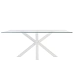 Stůl madie 140 x 90 cm bílý