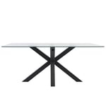 Stůl madie 160 x 90 cm černý
