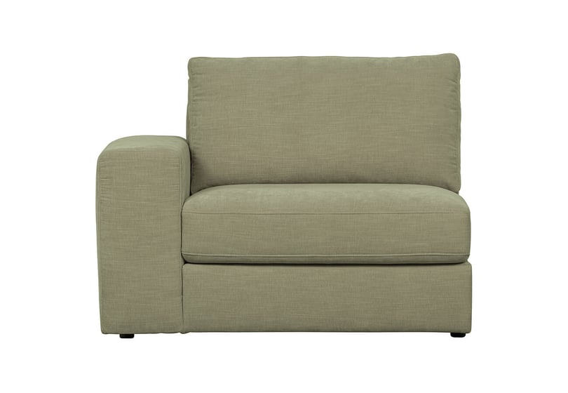 Rohový modul nevo 115 cm s područkou levý zelený