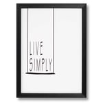 Obraz live simply 30 x 40 cm