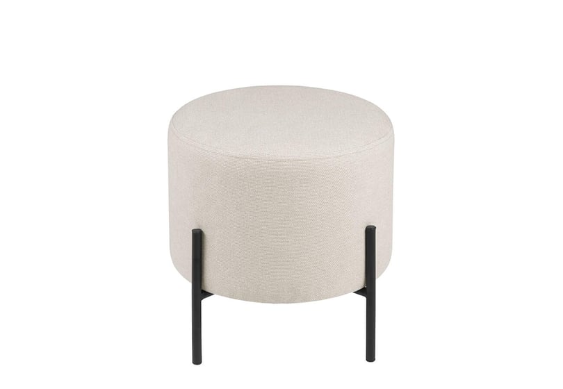 Puf amila Ø 40 cm béžový