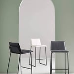 Barová židle olu 73 cm bílá