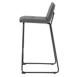 Barová židle olu 73 cm šedá