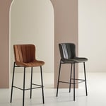 Barová židle ley 78 cm tmavě šedá