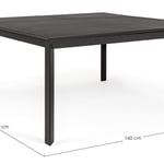 Stůl ronno 160 x 110 (160) cm černý