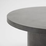 Kulatý stolek teno  Ø 90 x 45 cm šedý