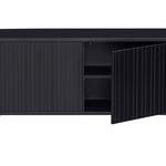 TV skříňka gravure 100 x 56 cm černá