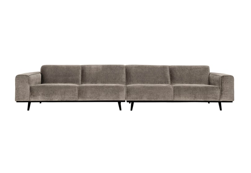 Čtyřmístná pohovka statement xl 372 cm manšestr šedá