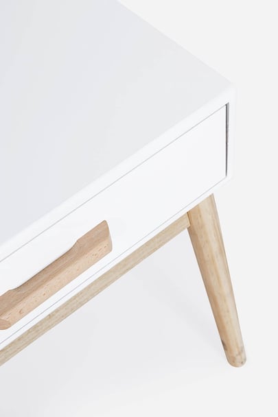 Noční stolek rodiry 43 x 48 cm bílý