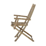 Bambusová zahradní židle sole přírodní