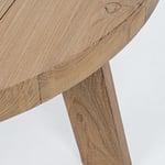 Odkládací stolek livaro Ø 80 cm přírodní