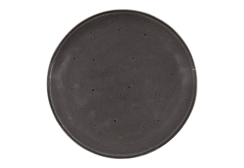 Dezertní talíř rusto tmavě šedý