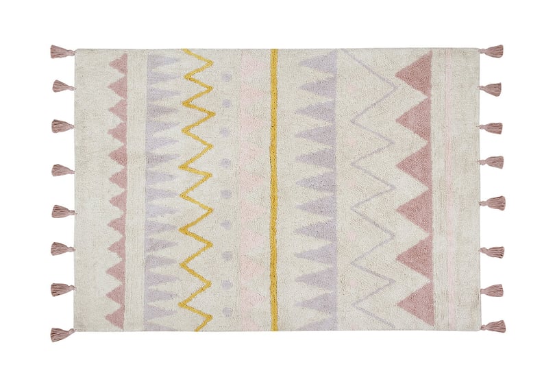 Pratelný koberec tecalzo 140 x 200 cm růžový – muzza.cz