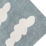 Pratelný koberec cloudio 120 x 160 cm modrý