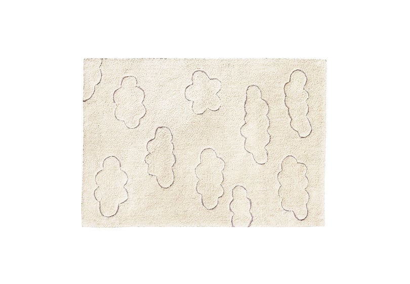 Pratelný koberec cloudio 120 x 160 cm béžový – muzza.cz