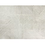 Vlněný koberec vally 170 x 240 cm béžový