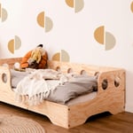 Dětská postel salia 80 x 200 cm pravá přírodní