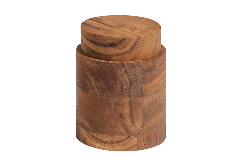 Úložná nádoba s víkem palo Ø 9 cm x 12 cm hnědá