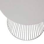 Odkládací stolek suus Ø 35 x 46 cm světle šedý