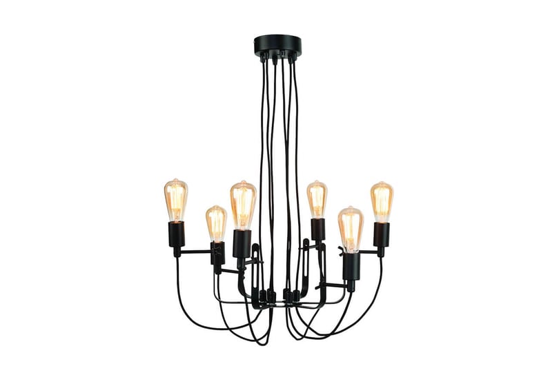STROPNÍ LAMPA SEATLLE ČERNÁ