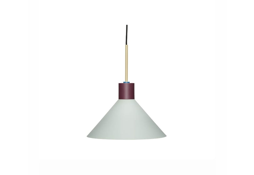 Stropní lampa kraylon modrá