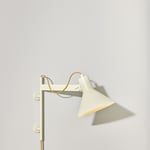 Nástěnná lampa diola krémová