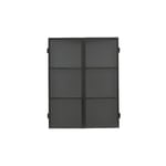 Nástěnná skříňka cellio 70 x 90 cm černá