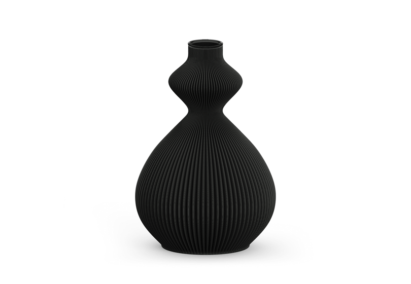 Váza yalza Ø 14 x 20 cm černá