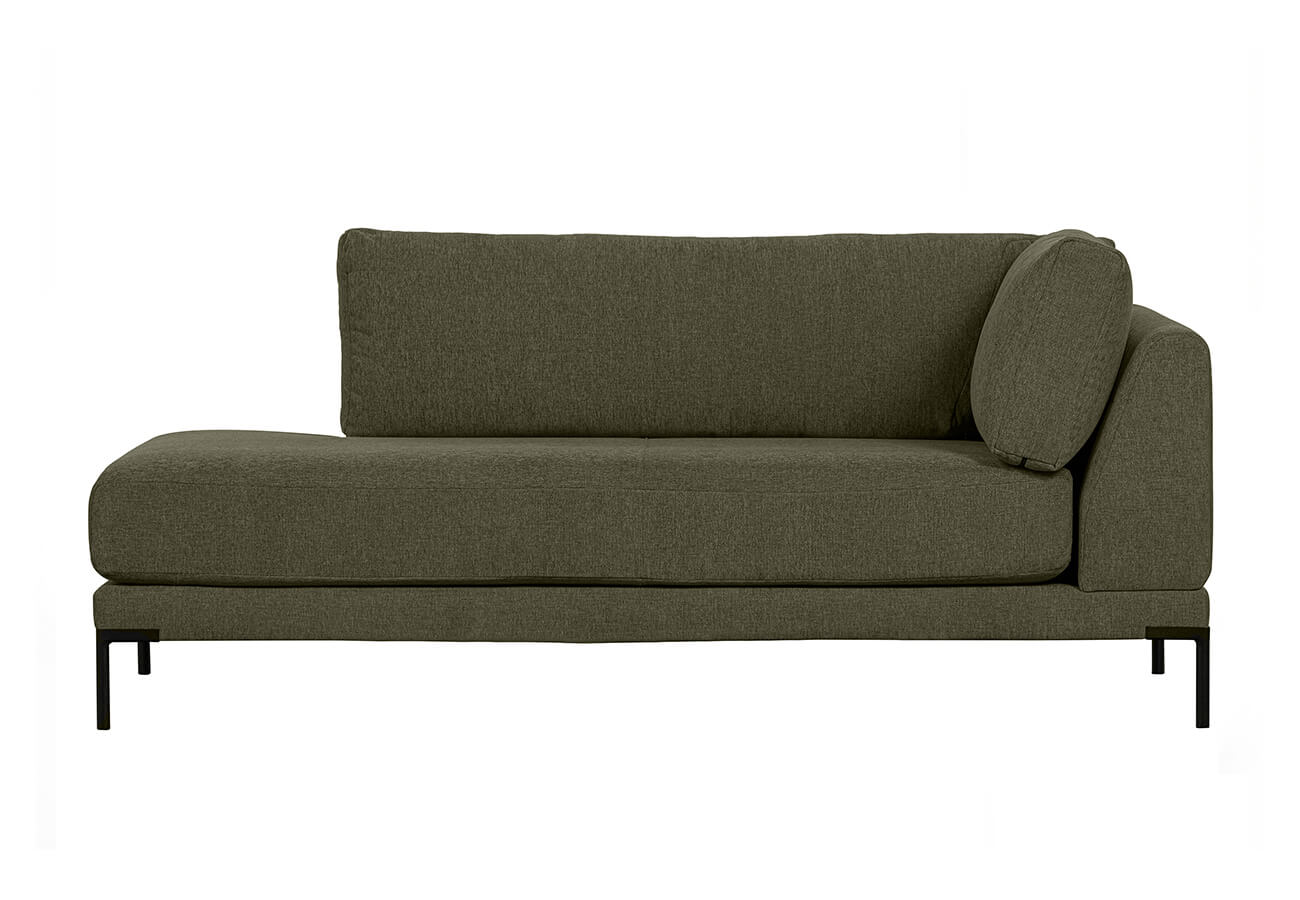 Rohový modul lupoco 200 cm levý zelený