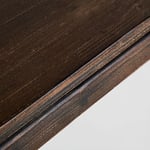 Konzolový stolek xiliar 130 x 30 cm hnědý