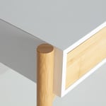Noční stolek selsa 55 x 32 cm bílý