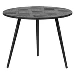 Konferenční stolek olendo Ø 58 cm černý