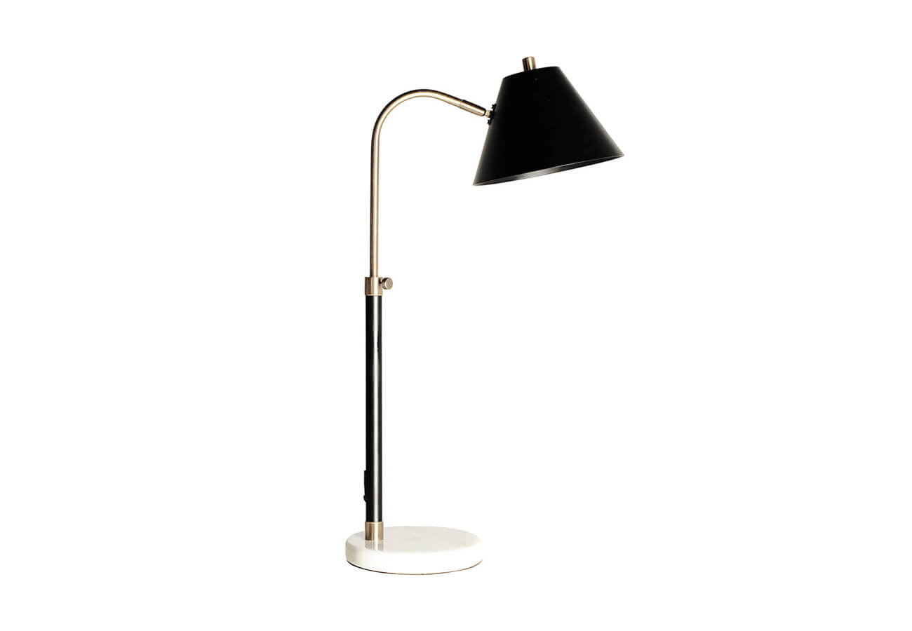 Stolní lampa milis černá