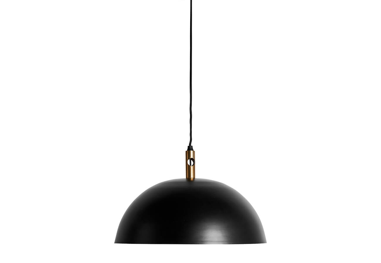 Stropní lampa kolopo Ø 39 cm černá
