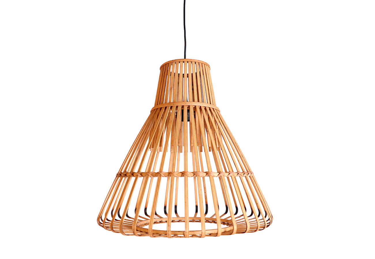 Stropní lampa billaboo Ø 50 cm přírodní
